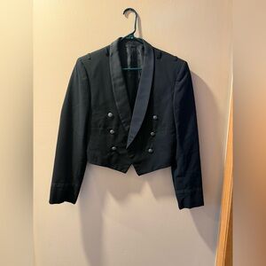 Chic Black Double-Breasted Jacket